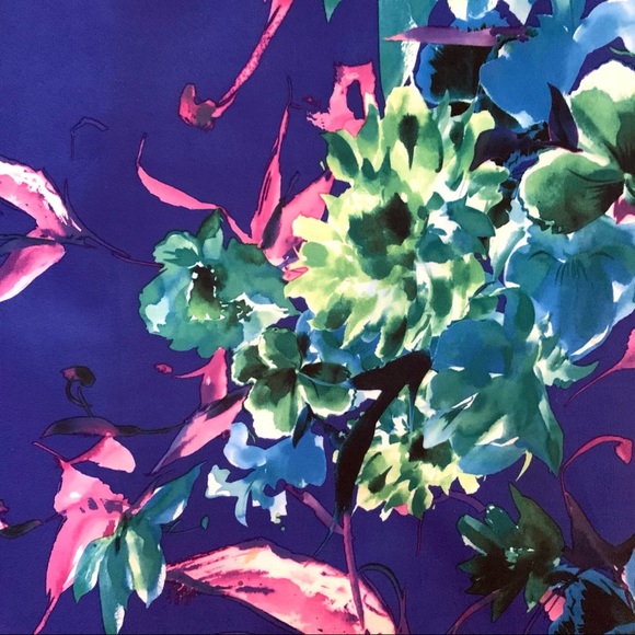 ALEXIA ADMOR New York
Green Blue Floral Print Sheath Cocktail Dress - Picture 2 of 6